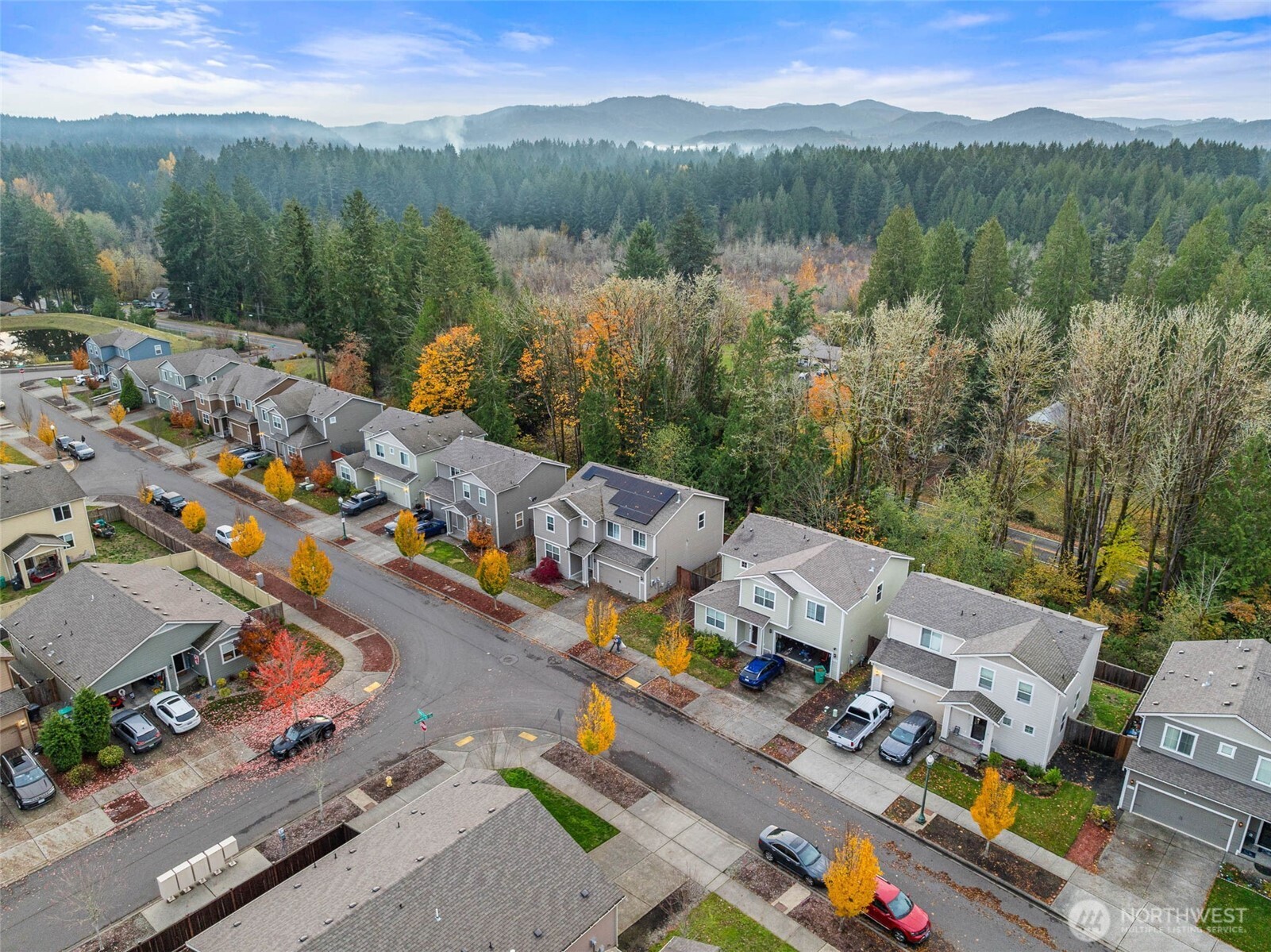 1705 Butler Court Northwest Olympia, WA 98502 - Photo 4 of 40 an aerial view of a house with mountain view
