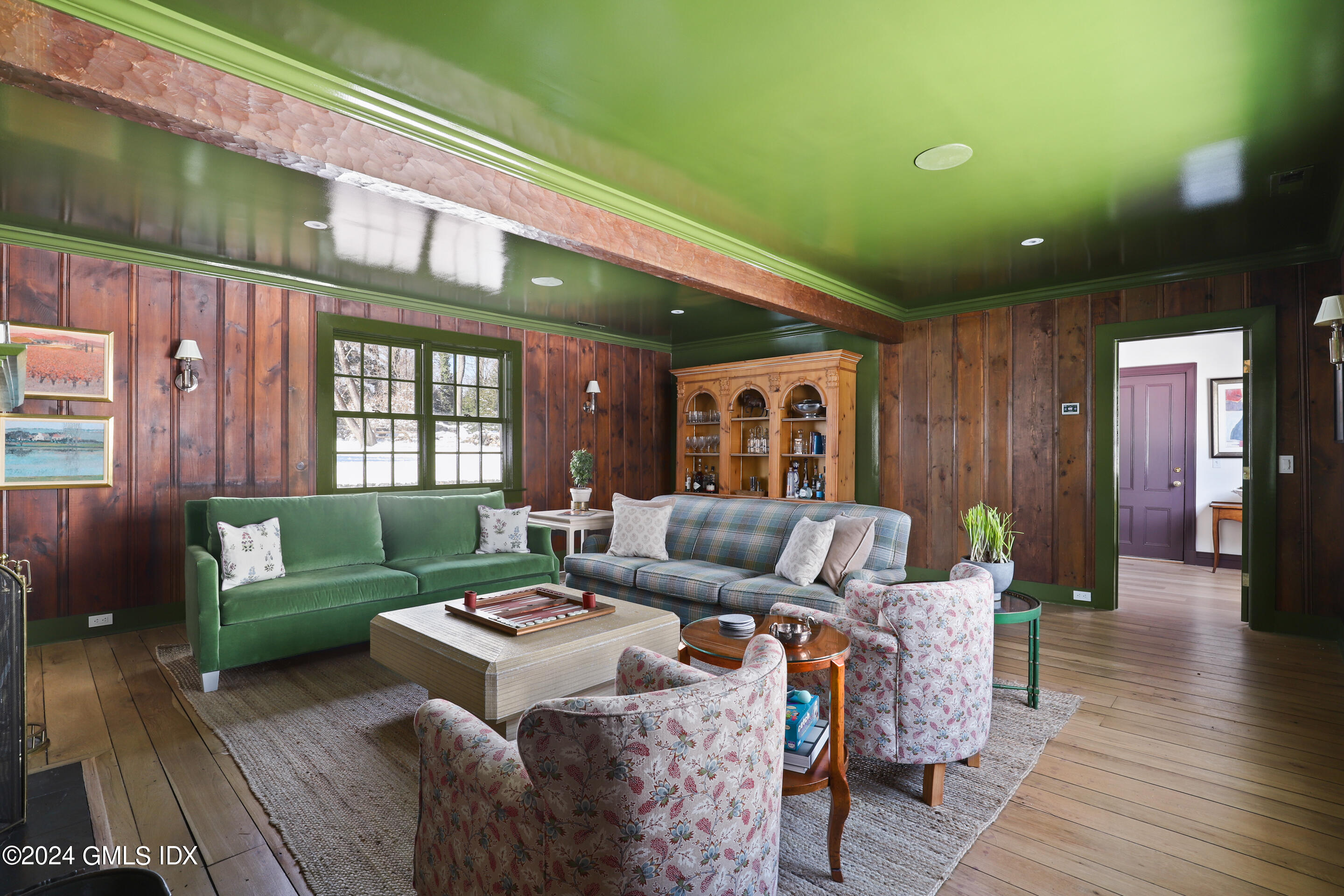 Undisclosed Address Greenwich, CT 06830 - Photo 9 of 19 a living room with furniture and a wooden floor