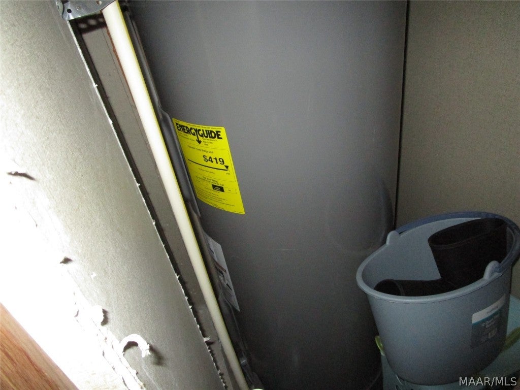 110 Aplin Street Samson, AL 36477 - Photo 12 of 43 ELECTRIC HOT WATER HEATER IN LAUNDRY CLOSET