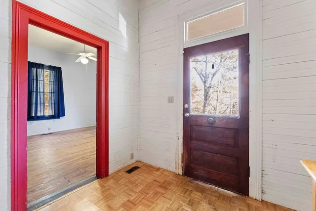 a view of front door