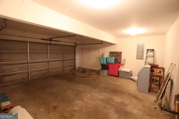 a view of a room with furniture