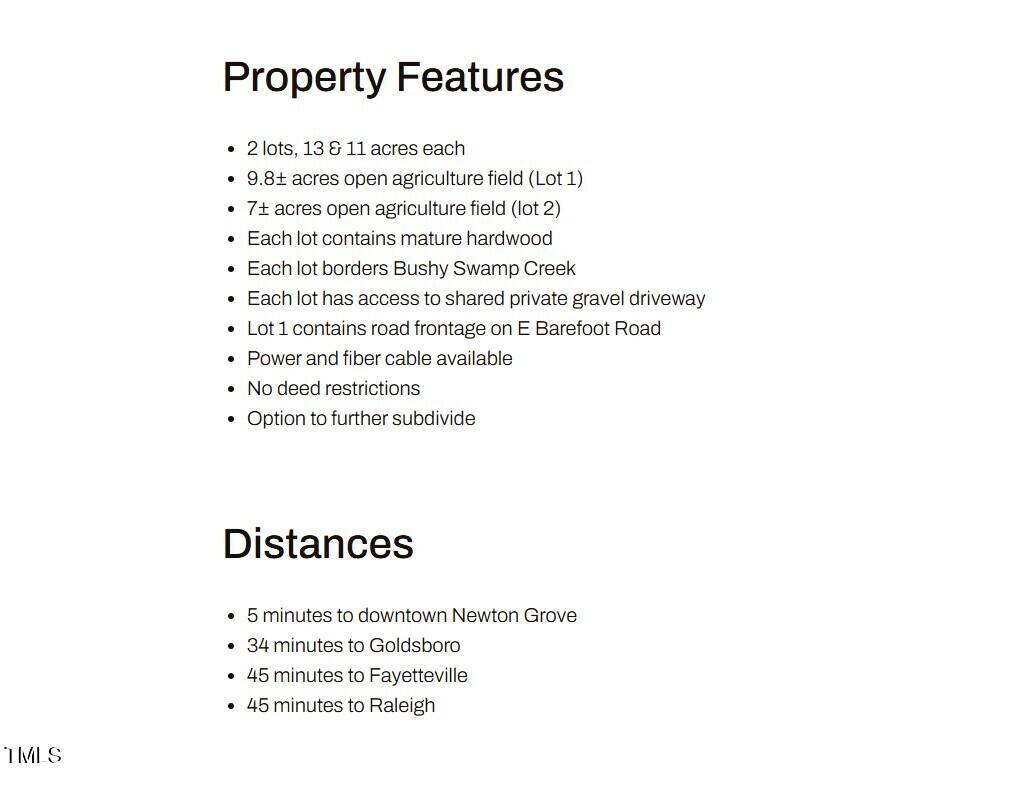 0 East Barefoot Road Newton Grove, NC 28366 - Photo 41 of 42 Screenshot 2025-07-19 143159