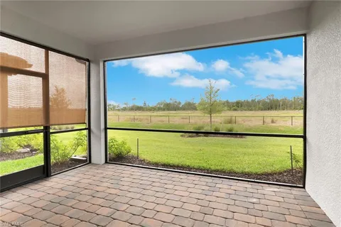 a view of an outdoor space with a lake view