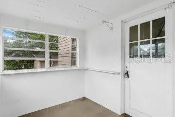 a view of a window in a room