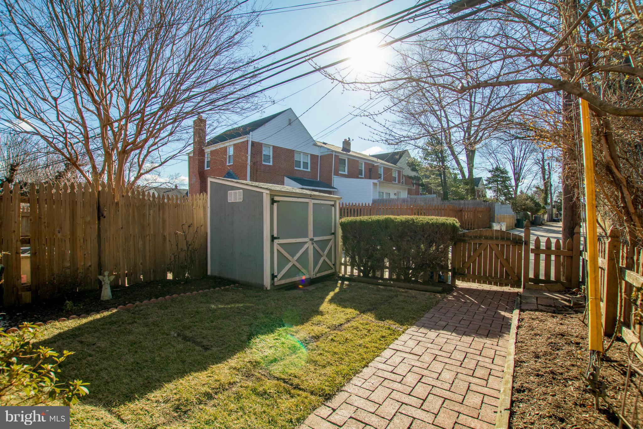 8237 Pleasant Plains Road Towson, MD 21286 - Photo 28 of 30 Back yard with shed