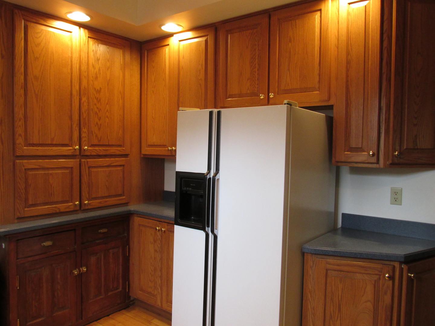 603 North 8th Street Rochelle, IL 61068 - Photo 11 of 33 a view of cabinets and wooden floor