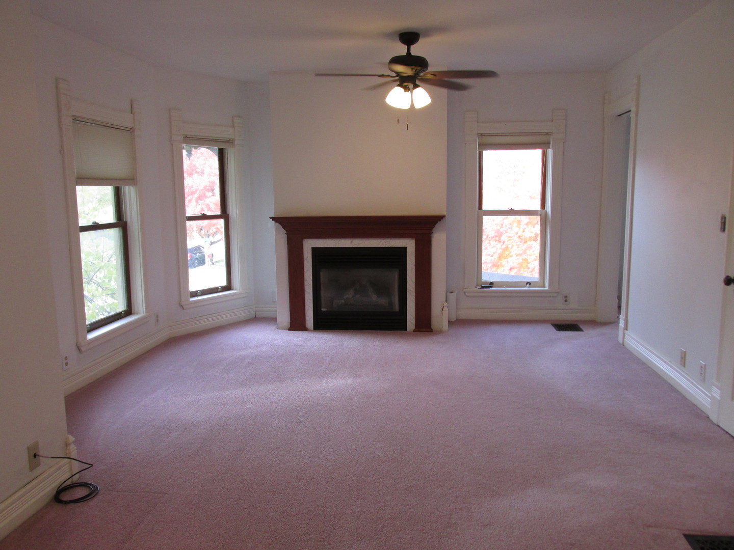 603 North 8th Street Rochelle, IL 61068 - Photo 18 of 33 an empty room with windows and fireplace