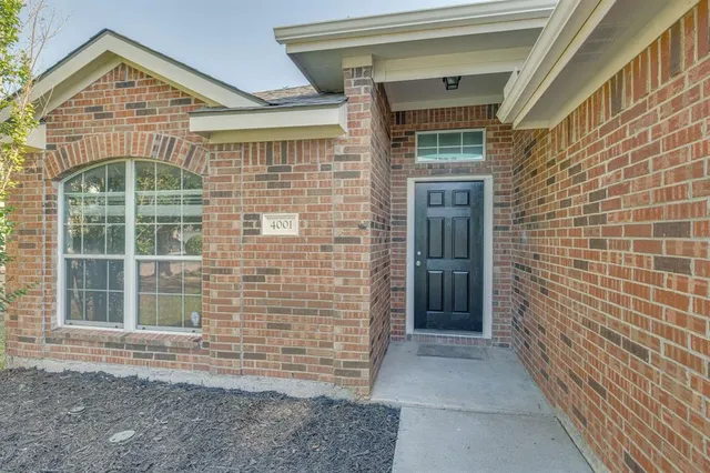 a view of front door of house