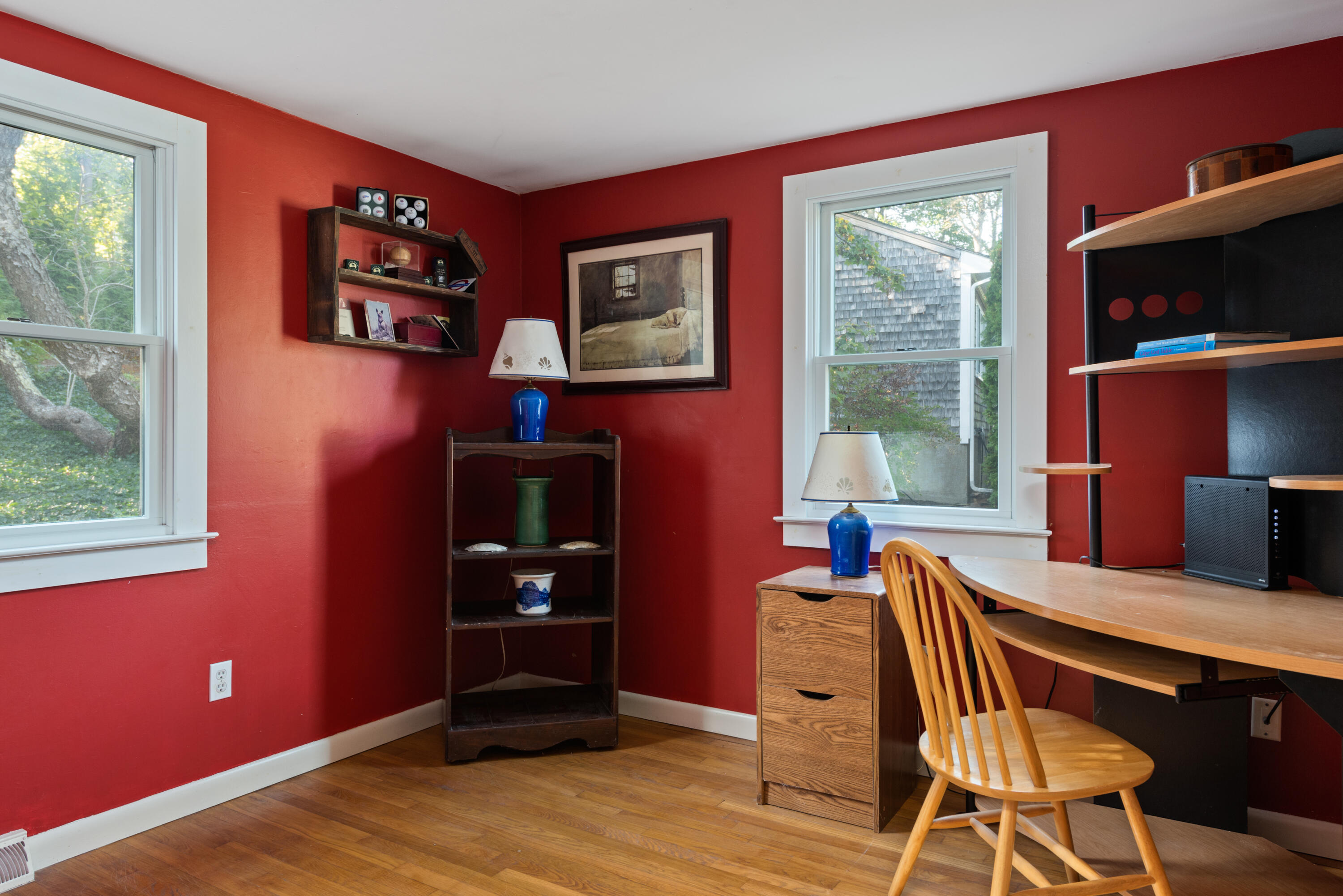 59 Nob Hill Road Chatham, MA 02633 - Photo 11 of 24 a view of a workspace with furniture and a window