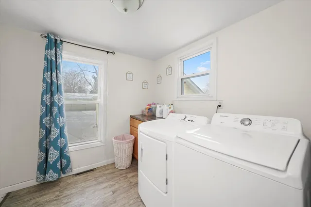 a view of a storage room