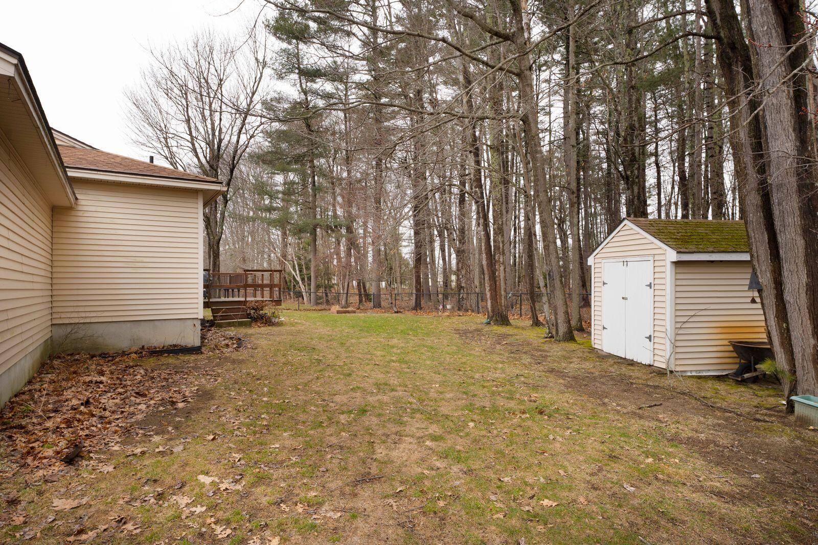 21 Kyle Street Brunswick, ME 04011 - Photo 25 of 28 21 kyle back yard storage shed