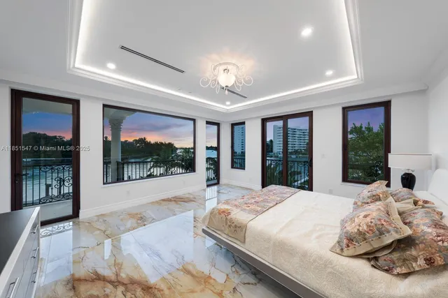 a view of a hall with floor to ceiling window and a floor to ceiling window