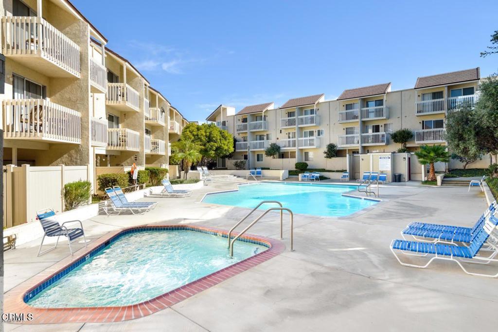 225 South Ventura Road, Unit 79 Port Hueneme, CA 93041 - Photo 24 of 28 a view of a swimming pool with outdoor seating