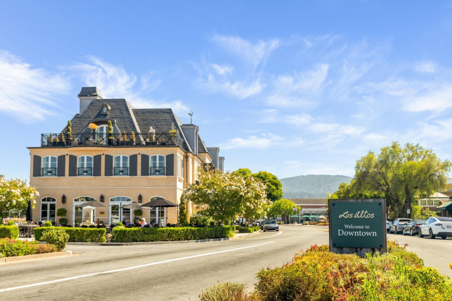 484 Gabilan Street Los Altos, CA 94022 - Photo 27 of 34 a front view of a house with a garden