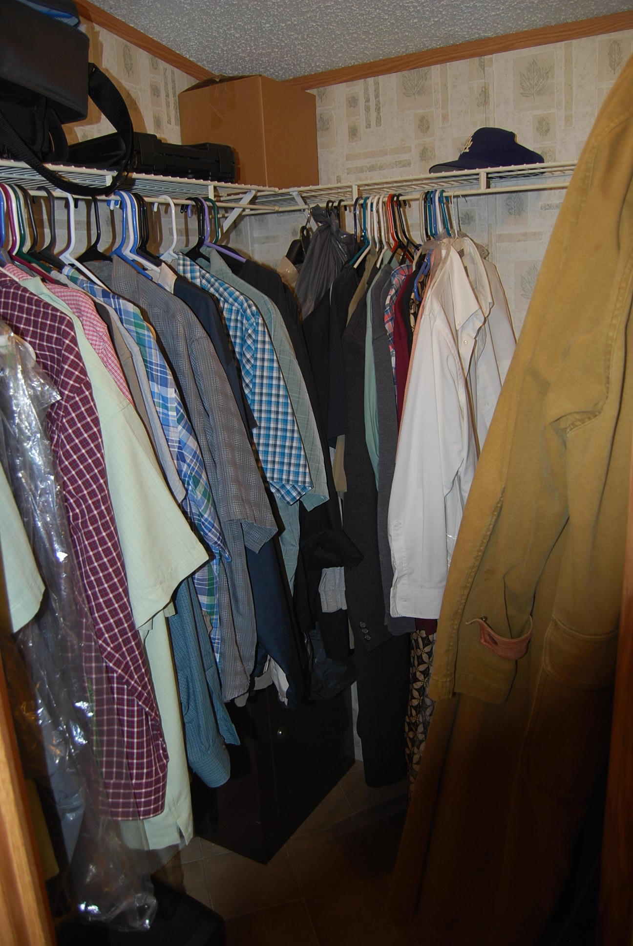1019 Doe Mountain Road Goodview, VA 24095 - Photo 28 of 53 a view of walk in closet with clothes and shoes
