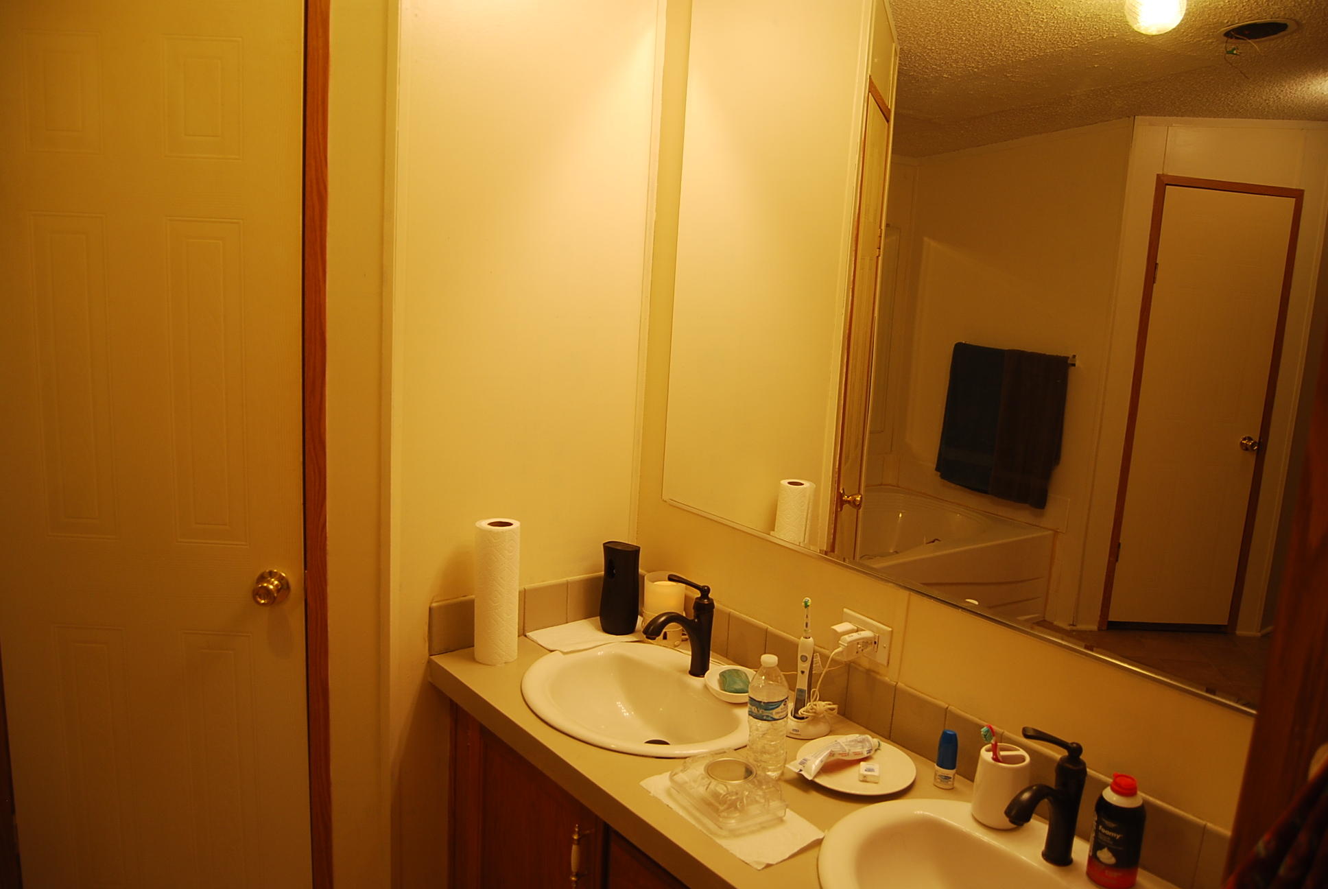 1019 Doe Mountain Road Goodview, VA 24095 - Photo 30 of 53 a bathroom with a sink and a mirror
