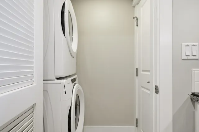 a close view of walk in closet