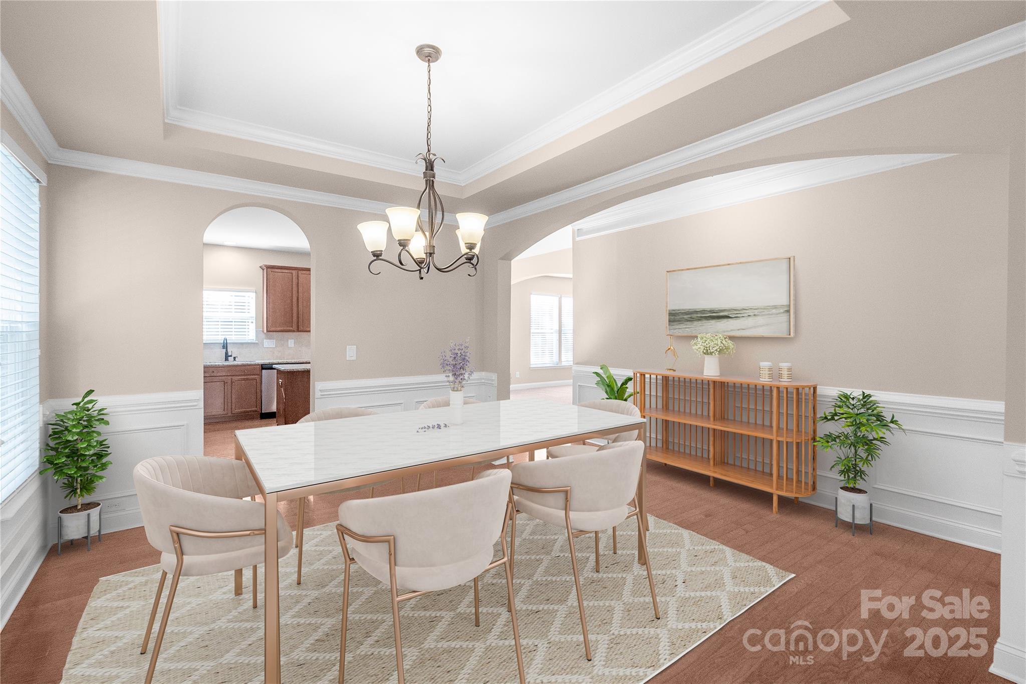 2003 Fallondale Road Waxhaw, NC 28173 - Photo 5 of 27 a large dining space with a table and chairs