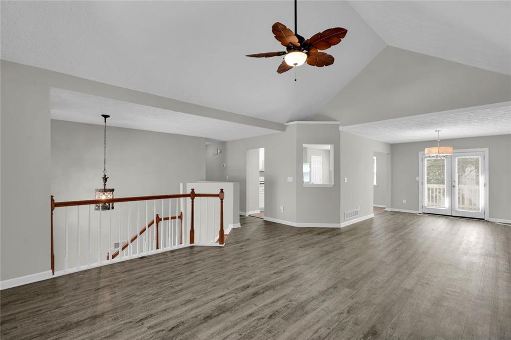 281 Cedars Glen Circle Villa Rica, GA 30180 - Photo 8 of 52 a view of empty room with wooden floor and fan