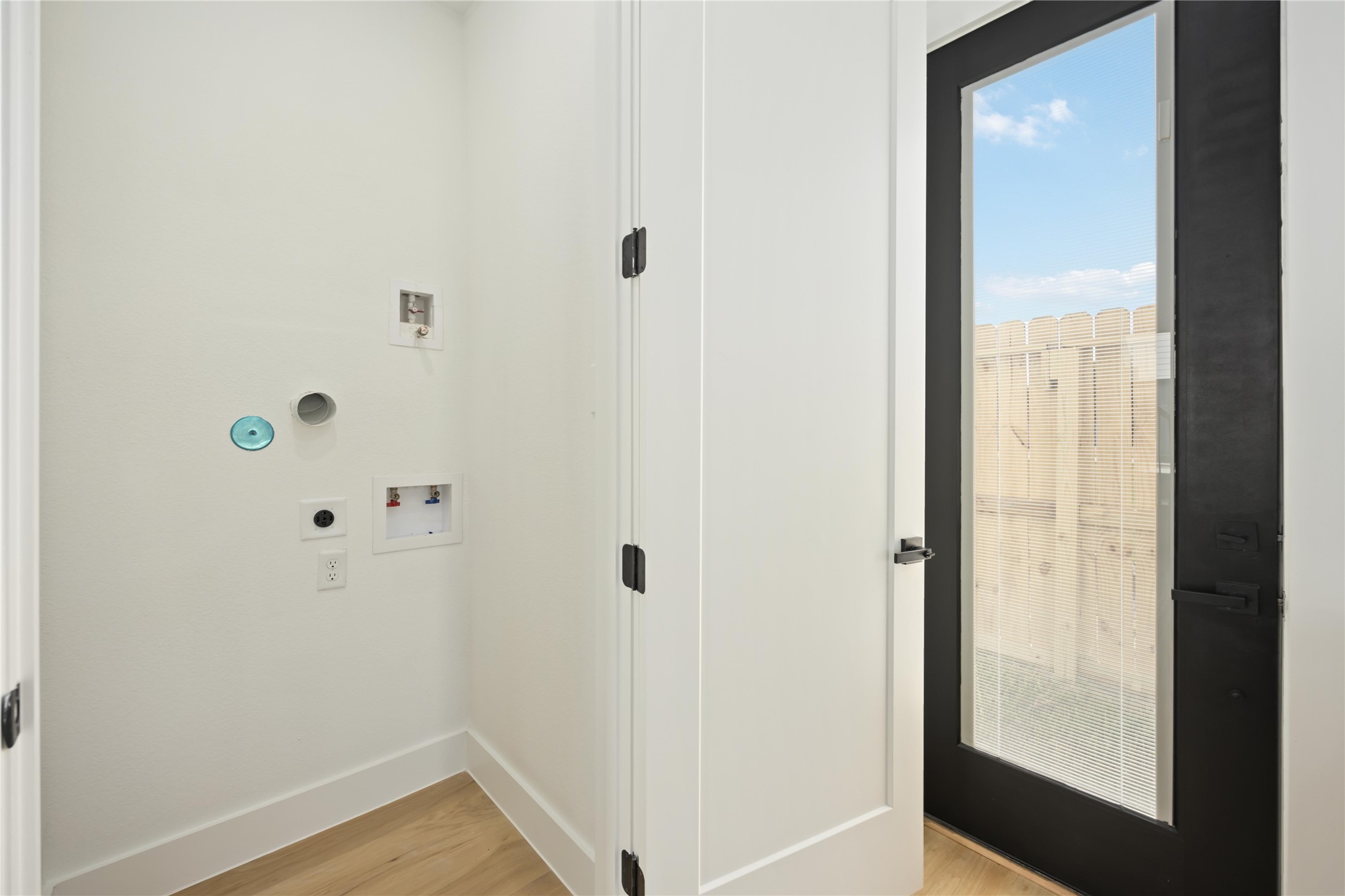 4202 Kewanee Street, Unit B Houston, TX 77051 - Photo 20 of 47 a view of a hallway with wooden floor