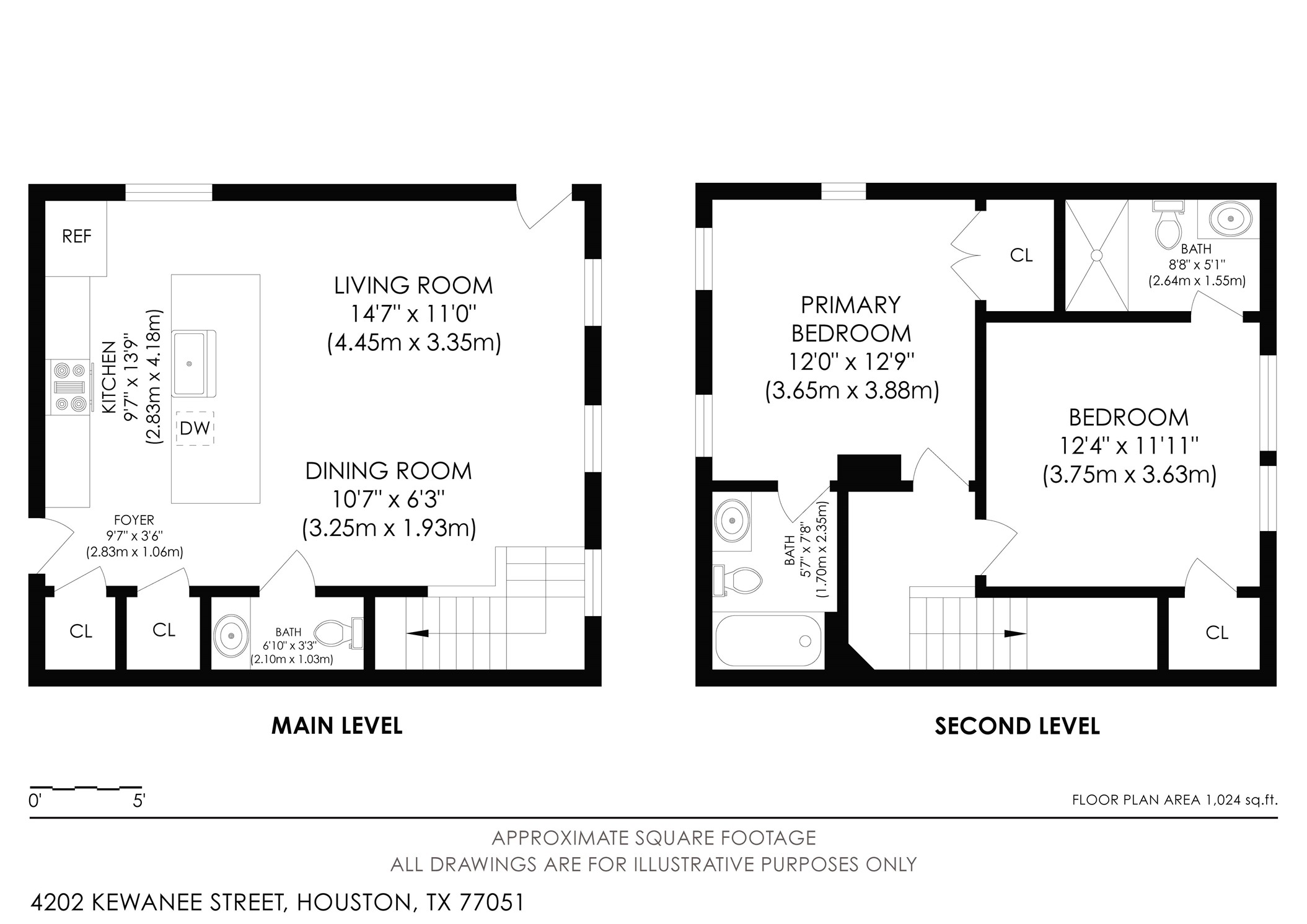 4202 Kewanee Street, Unit B Houston, TX 77051 - Photo 45 of 47 a black and white photo of a black and white photo