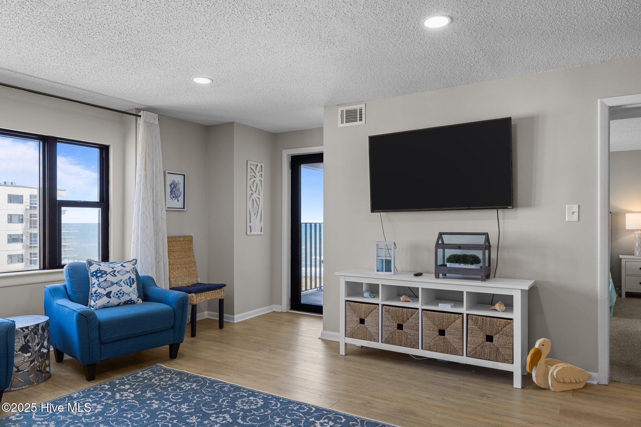 1505 Salter Path Road, Unit 409 Indian Beach, NC 28512 - Photo 7 of 29 Living Space with Ocean Views