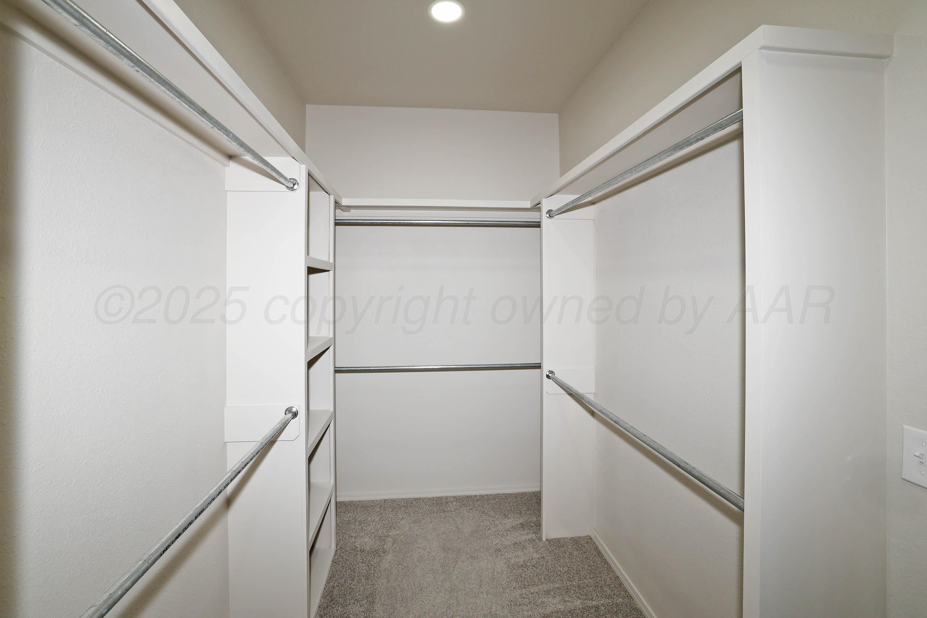 18150 Mid-Country Boulevard Amarillo, TX 79119 - Photo 15 of 25 a view of an empty walk in closet