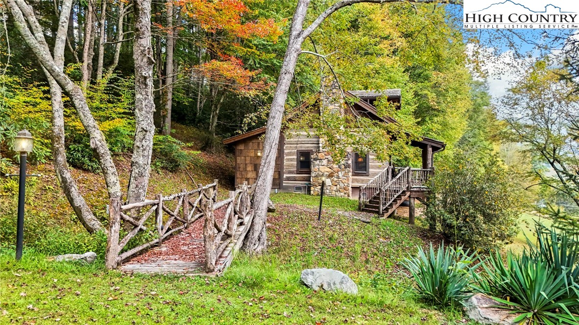 423 Beaver Dam Farm Road Vilas, NC 28692 - Photo 12 of 15 a view of outdoor space deck and garden