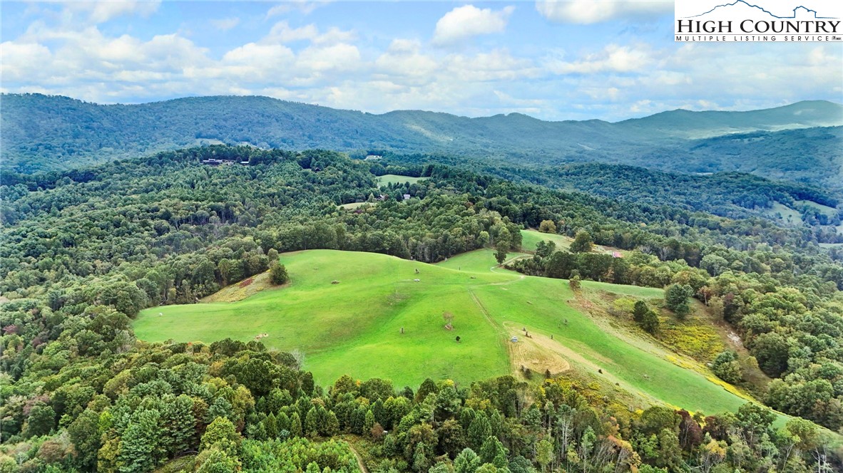 423 Beaver Dam Farm Road Vilas, NC 28692 - Photo 5 of 15 a view of a lush green hillside and a houses