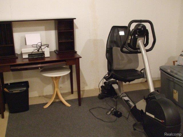 16978 Farmington Road, Unit 17 Livonia, MI 48154 - Photo 19 of 20 Lower level Workout space