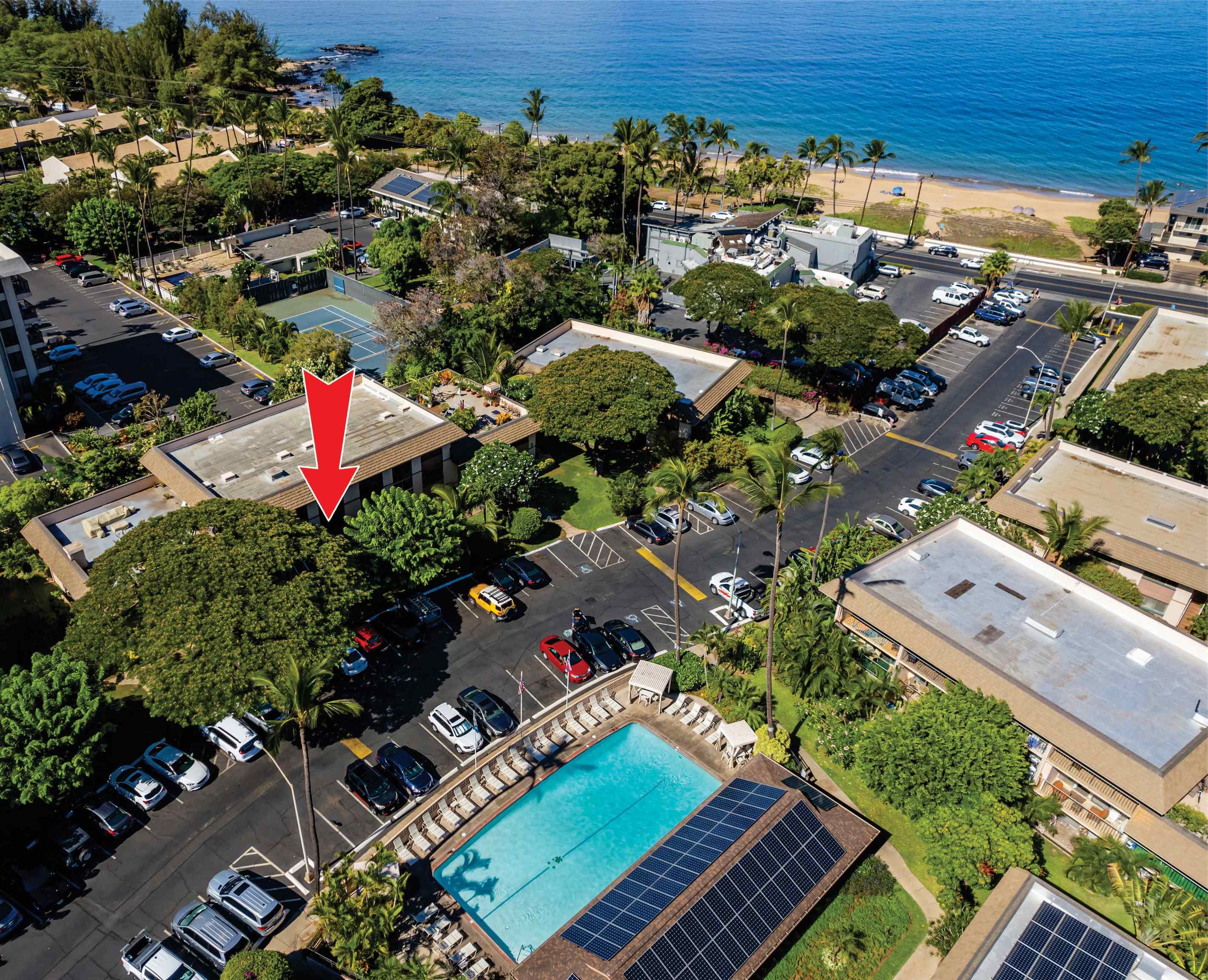 2495 South Kihei Road, Unit 137 Kihei, HI 96753 - Photo 17 of 17 an aerial view of multiple houses with yard