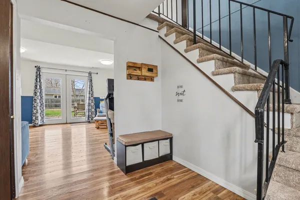 a view of an entryway