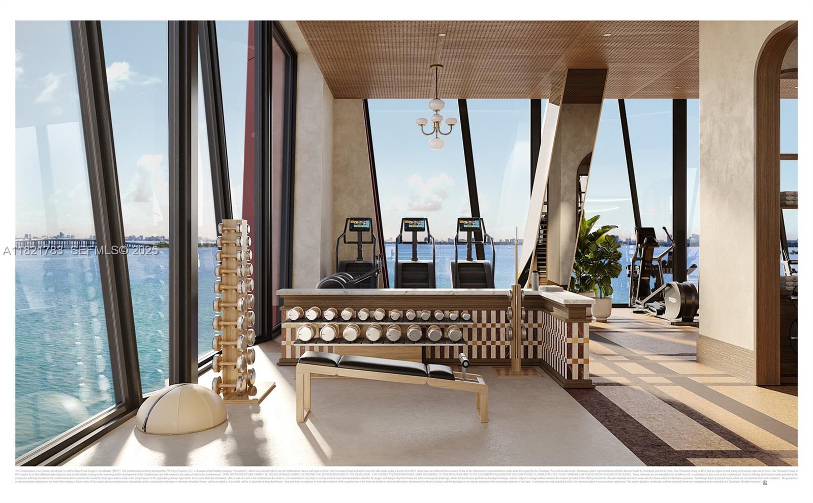 710 Northeast 29th Street, Unit 3002 Miami, FL 33137 - Photo 17 of 29 a view of living room with furniture and large window