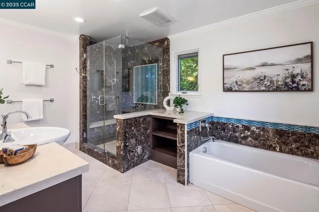a bathroom with a bathtub sink and toilet