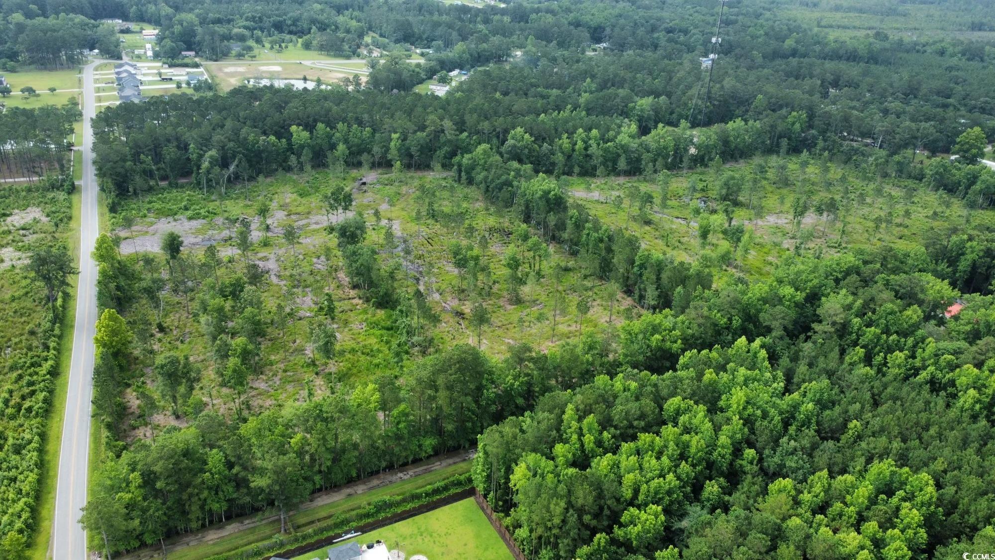 22.66 Berley Mc Road Conway, SC 29526 - Photo 2 of 7 Aerial view of property and surrounding area featuring a forest