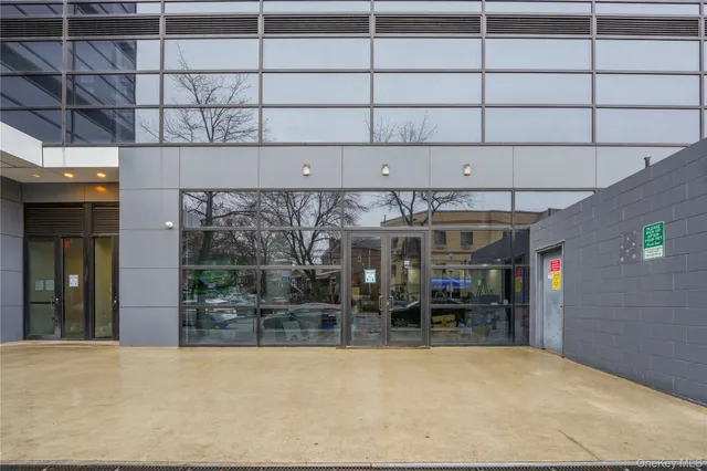 a view of a room with racks
