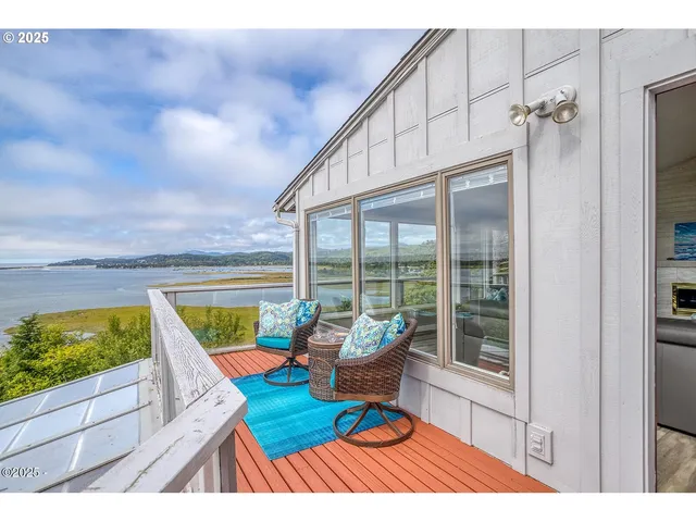 a living room with furniture and floor to ceiling windows