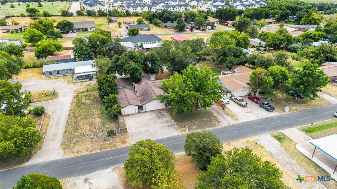 15309 Delahunty Lane Pflugerville, TX 78660 - Photo 34 of 35 an aerial view of residential houses with outdoor space