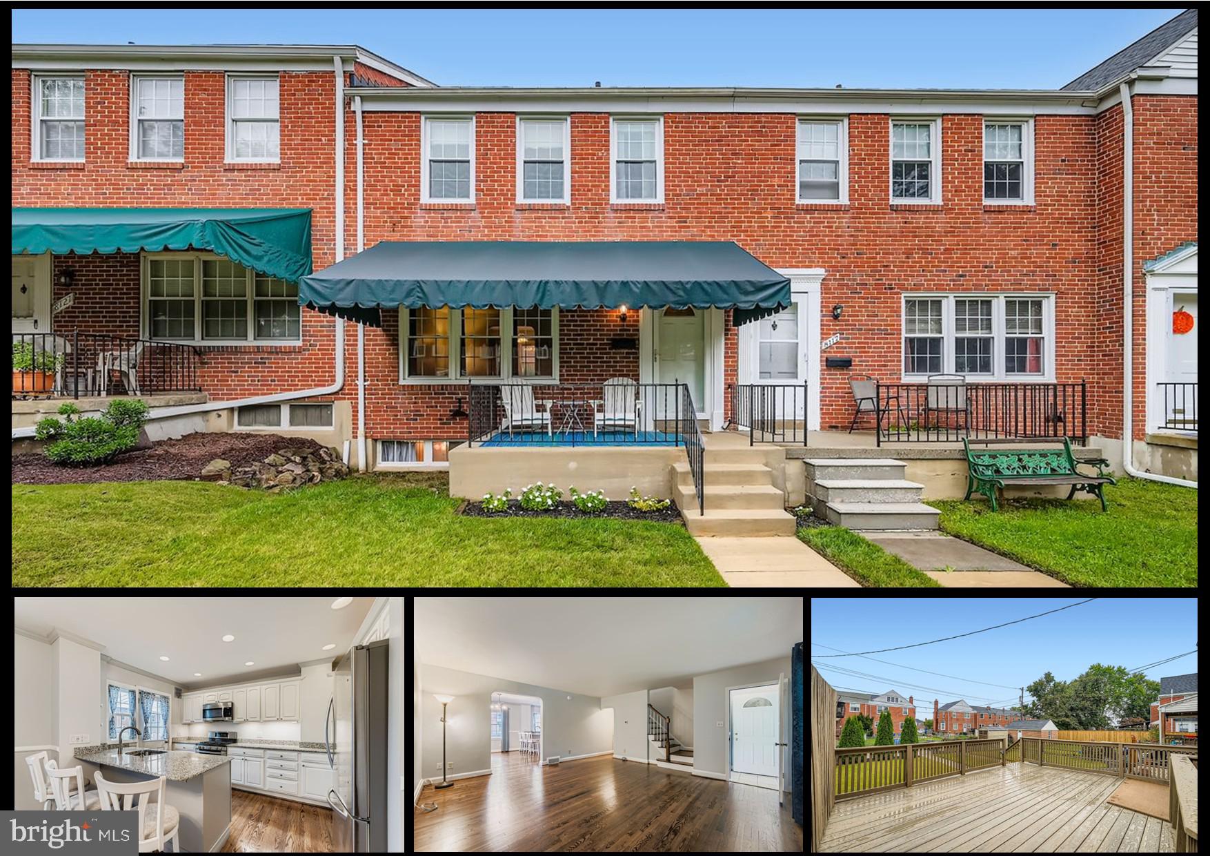 8119 Kirkwall Court Towson, MD 21286 - Photo 1 of 39 front view of a brick building with a yard