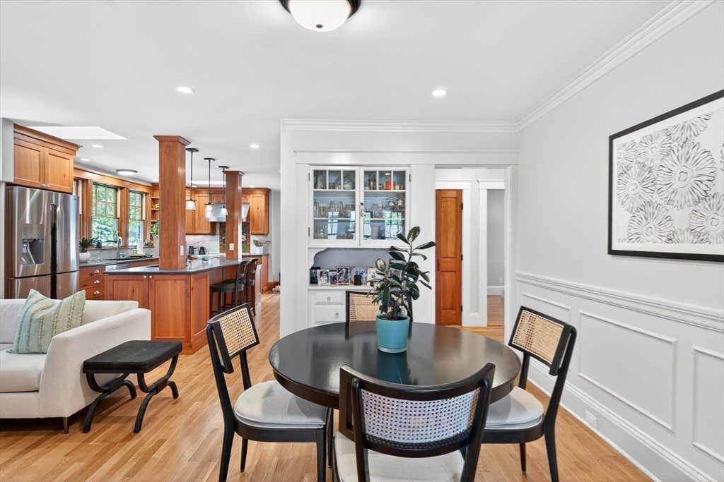 76-78 Lewis Road Belmont, MA 02478 - Photo 5 of 36 a dining room with furniture and wooden floor