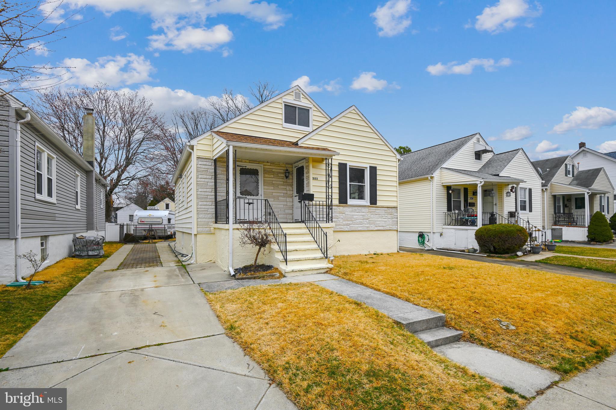 3122 Acton Road Baltimore, MD 21234 - Photo 26 of 30 Front View with Driveway