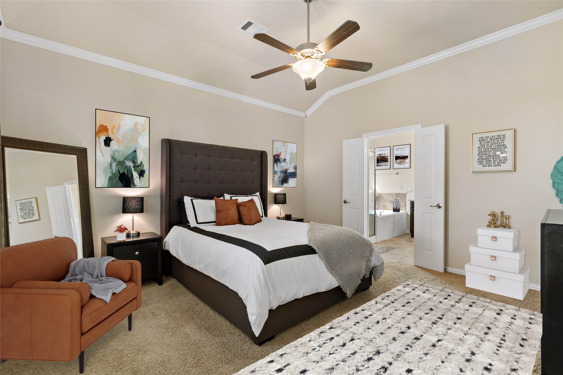 5206 Pale Sage Lane Rosharon, TX 77583 - Photo 31 of 50 Primary Bed - Staged