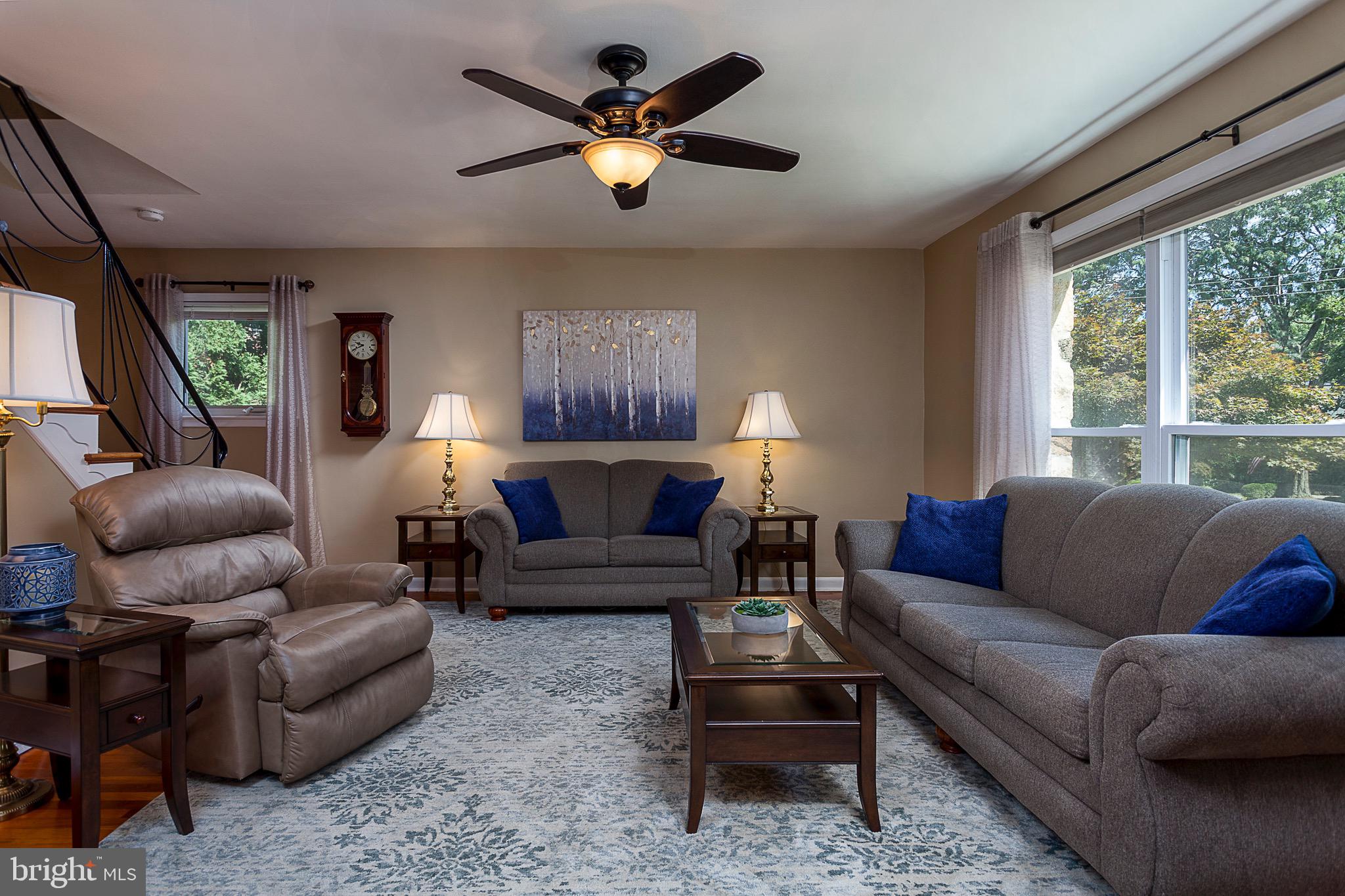 141 Lewis Road Havertown, PA 19083 - Photo 7 of 33 a living room with furniture and a large window