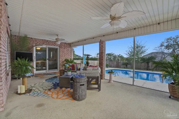 a view of a house with swimming pool