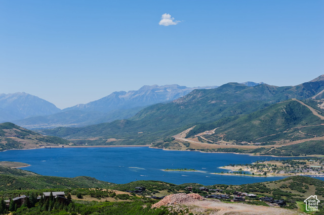 1705 East Wrangler Loop Kamas, UT 84036 - Photo 15 of 16 View of mountain background with a large body of water
