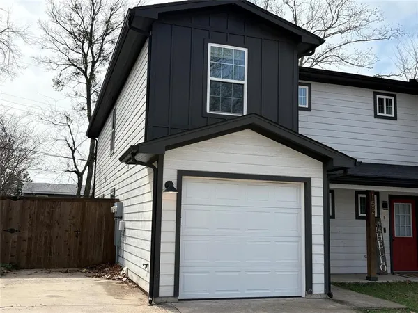 a house with a outdoor space