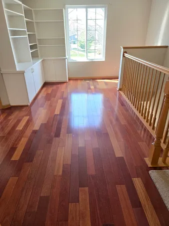 a view of wooden floor