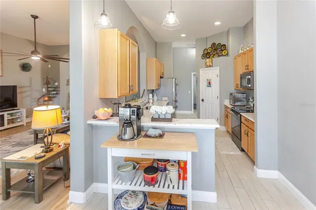a view of living room and dining room