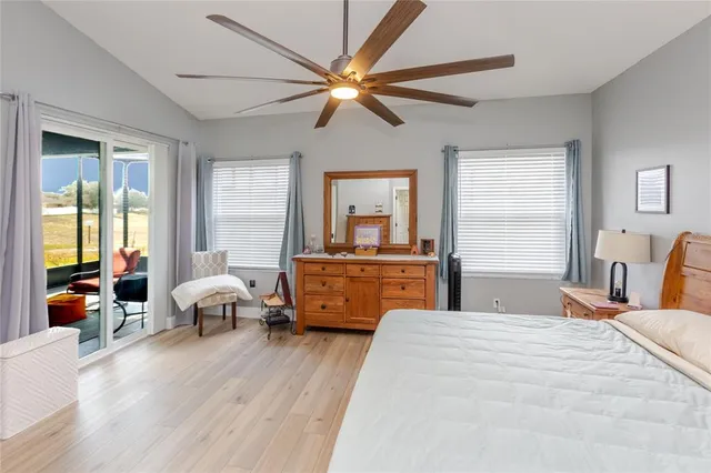 a room with a chair and a table