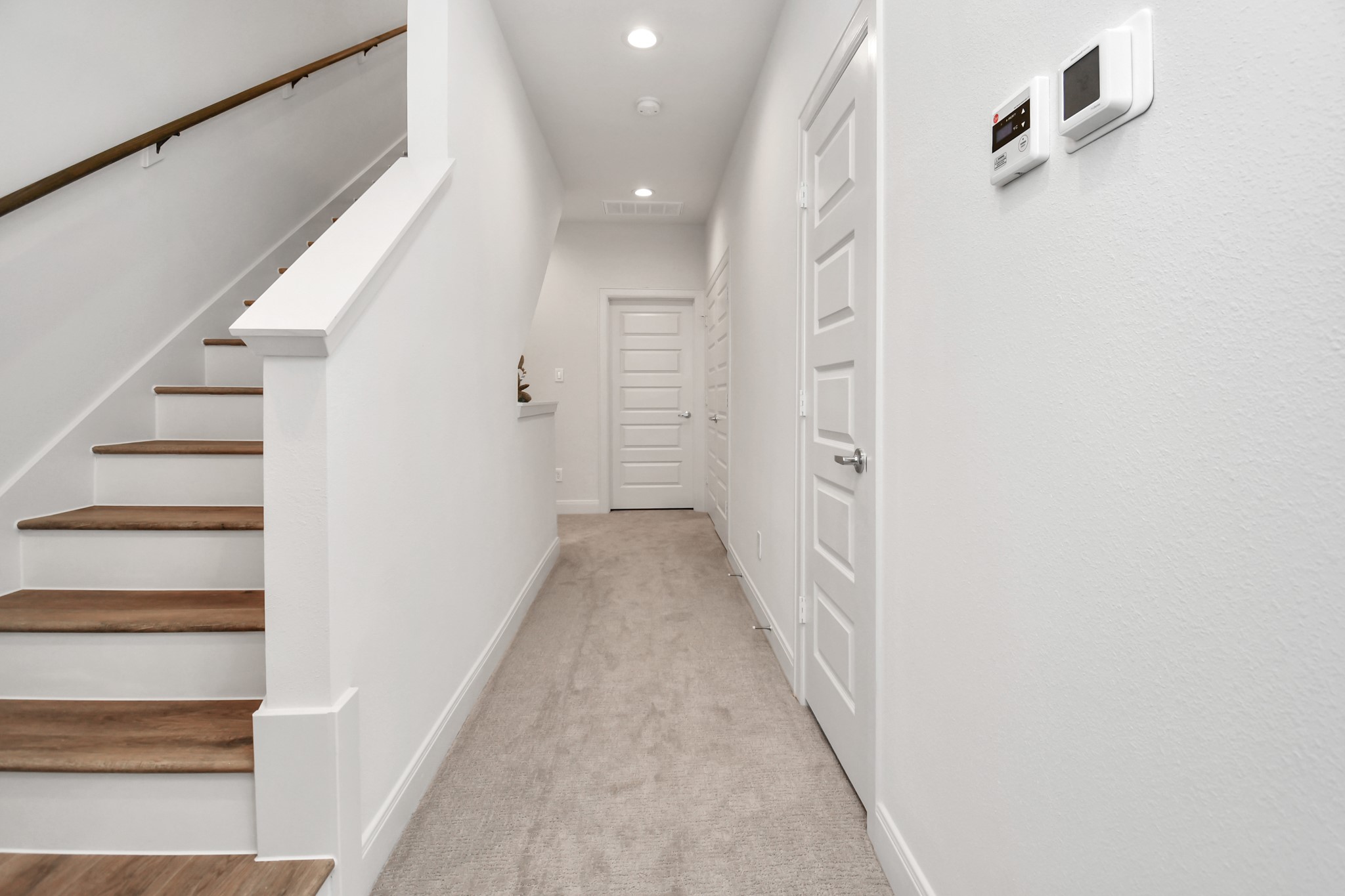 1905 Maury Street, Unit A Houston, TX 77026 - Photo 39 of 44 a view of a hallway with wooden floor and entryway